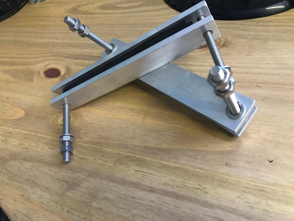 Brackets for Car Transport Rack - Neaves Rowing Services